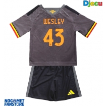 AS Roma Wesley Franca #43 Rezervni Dres za djecu 2026-27 Kratak Rukav (+ Kratke hlače)